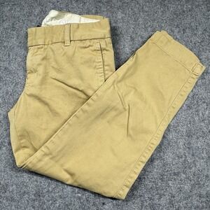 J.Crew‎ Broken‑In Scout Chino Pants Tan Women's 2 Straight Leg Style 70399